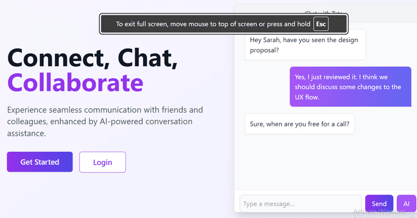 AI-Enhanced Real-Time Chat Platform preview